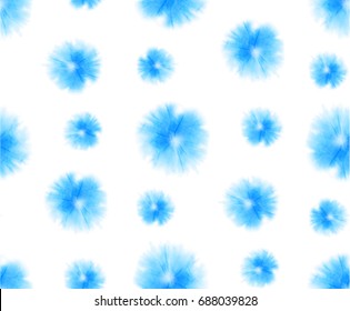Vector tie dye shibori print. Seamless hand drawn pattern. Ink textured japanese background. Modern batik wallpaper tile. Watercolor endless backdrop.
