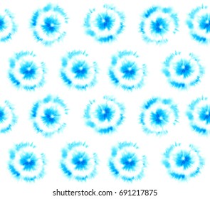 Huella shibori de tintes vectoriales. Patrón dibujado a mano sin inconvenientes. Tinta texturada de fondo japonesa. Baldosas de papel batik moderno. Fondo interminable de color de agua.