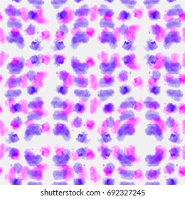 Vector tie dye shibori print. Seamless hand drawn pattern. Ink textured japanese background. Modern batik wallpaper tile. Watercolor endless backdrop.