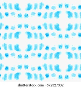 Vector tie dye shibori print. Seamless hand drawn pattern. Ink textured japanese background. Modern batik wallpaper tile. Watercolor endless backdrop.