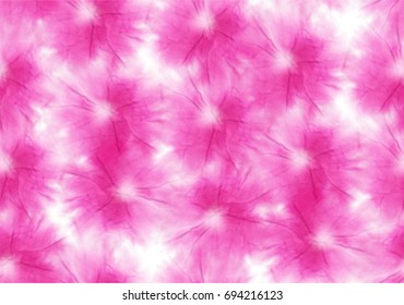 Vector tie dye shibori print. Seamless hand drawn pattern. Ink textured japanese background. Modern batik wallpaper tile. Watercolor endless backdrop.