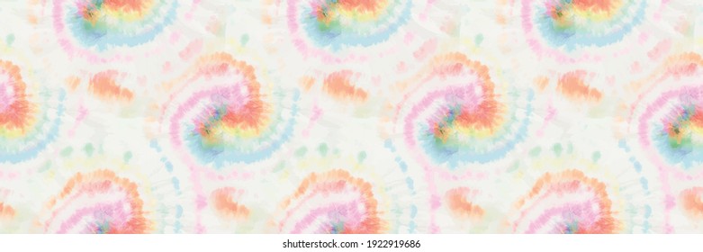Vector Tie Dye Swirl Pattern. Pale Tie Dye Circle. Multi Color Swirl Tie Dye. Tie Dye Pattern. Brush Unicorn Tiedye. Seamless Rainbow Circle. Pastel Repeat Tiedye Batik. Spiral Pale Tiedye Background