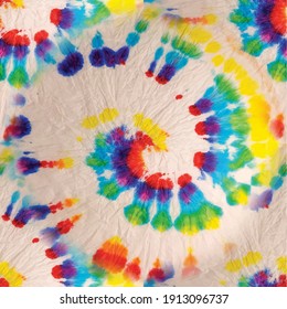 Vector Tie Dye Swirl  Rainbow Boho Tiedye  Multi Seamless Tie Dye  Multi Color Swirl Background  Spiral Tie Dye  Seamless Hippie Tie Dye  Tiedye Spiral Repeat  Stripe Dyed Repeat  Vector Dyed Pattern