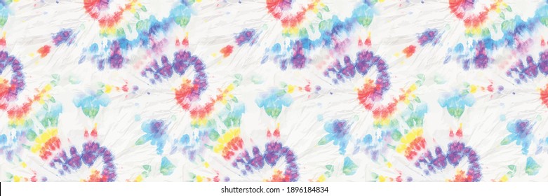 Vector Tie Dye Swirl. Round Circle. Multicolor Brush Tie Dye. Hippie Hippie Peace. Spiral Dyed Repeat. White Colored Tie Dye. Multi Swirl Watercolor. Seamless Gradient Circle. Spiral Tie Dye Pattern