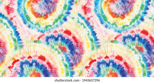 Vector Tie Dye Swirl. Seamless Tiedye Pattern. Abstract Rainbow Tie Dye. Spiral Tie Dye Shirt. Soft Bright Tie Dye. Rainbow Tiedye Grunge Batik. Multi Color Swirl Watercolor. Spiral Rainbow Background