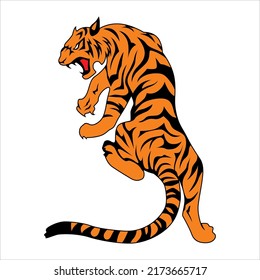 vector tiger  good for design reference