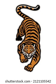 Vector of Tiger Mascot Pose