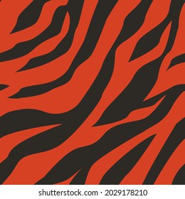 vector tiger pattern. seamless tiger stripe print for clothing or print