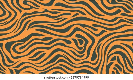 Vector tiger pattern. Zebra colorful seamless pattern. Minimalist Pattern with Stripes. Animal skin background pattern. Abstract modern endless flat texture background.