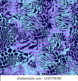 vector tiger skin print