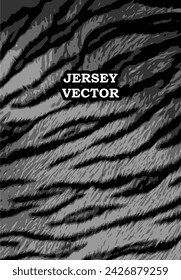 VEKTOR TIGER HAUT TEXTUR FÜR JERSEY HINTERGRUND