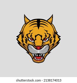 vector tiger for stickers and identity logos