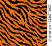 Vector tiger stripes pattern artwork
