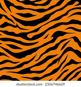 Vector tiger stripes pattern artwork
