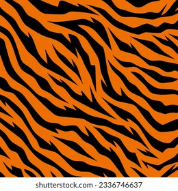 Vector tiger stripes pattern artwork
