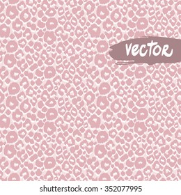 Vector tigress seamless pattern. Romantic animal print. 