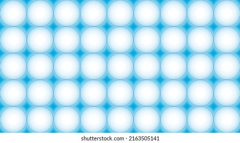 Vector tile background. Blue circles laid out on the surface. Fill in a circular transition from white to light blue. Geometric shapes, tiles, gradient blue color.