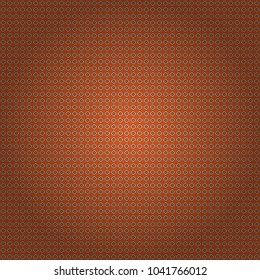 Vector tiled background. Fabric spring ornament with tiles. Traditional design of 50s. Abstract holiday wrapping paper in red, white and orange. Seamless rhombus pattern. Pin up style.
