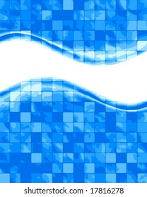 Vector Tiles With Banner Copyspace, See Jpeg Also In My Portfolio