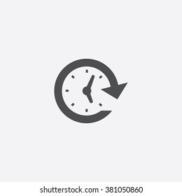 Vector time arrow Icon