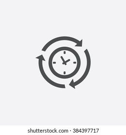 Vector time arrow Icon