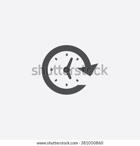 Vector time arrow Icon