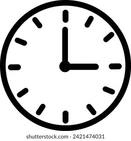 Vector Time and Clock icons .Clocks  design. Horizontal analog clock symbol. Clock icon in trendy flat style isolated on background. Clock icon page symbol for your web site design icon logo.