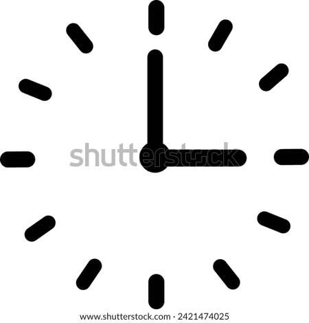 Vector Time and Clock icons .Clocks  design. Horizontal analog clock symbol. Clock icon in trendy flat style isolated on background. Clock icon page symbol for your web site design icon logo.