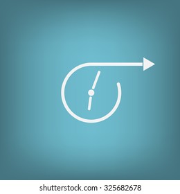 Vector time icon.