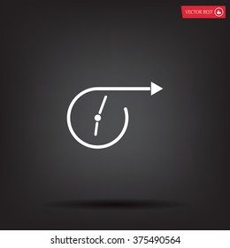 Vector time icon.