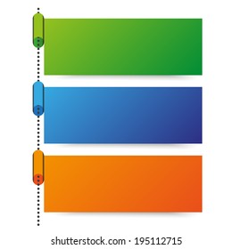 vector time line tags