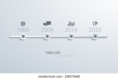 vector timeline infographic element design. Business background. Eps10