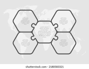 Vector timeline infographic process on 4 parts, options or processes. Template time line for diagram, graph, presentation and chart. Four steps jigsaw info graphic for business, idea, flow concept