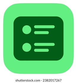 Vector timeline, outline, list icon. Perfect for app and web interfaces, infographics, presentations, marketing, etc.
