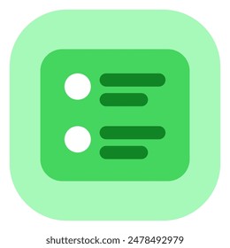 Vector timeline, outline, list icon. Perfect for app and web interfaces, infographics, presentations, marketing, etc.