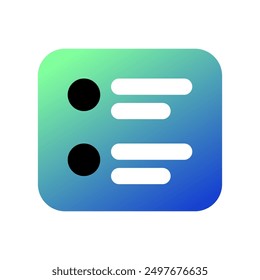 Vector timeline, outline, list icon. Perfect for app and web interfaces, infographics, presentations, marketing, etc.