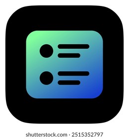 Línea de tiempo del Vector, esquema, icono de lista. Perfecto para interfaces de App y Web, infografías, presentaciones, marketing, etc.