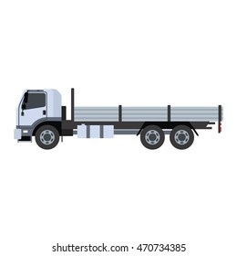 Vector tipper illustration isolated on white background