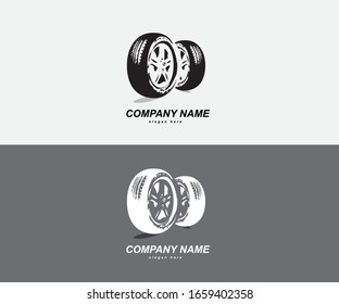 Vector tire company logo, Tire store logo design
