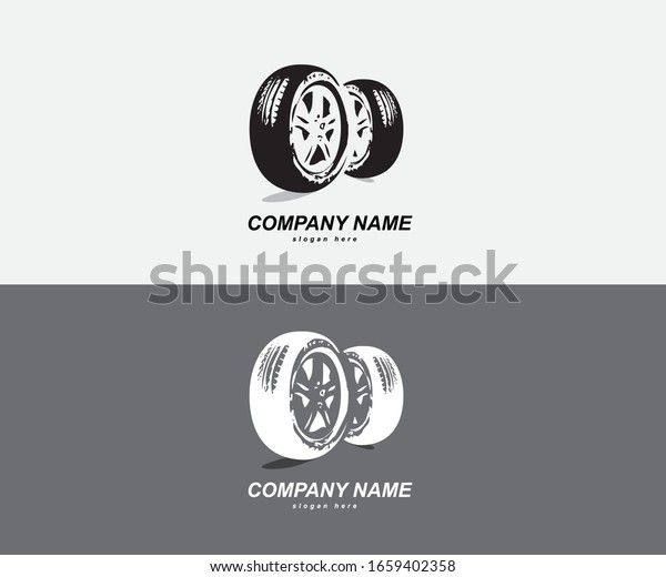 Vector tire\
company logo, Tire store logo\
design
