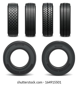 Vector tire icons