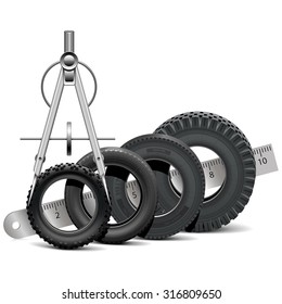 Vector Tire Scale