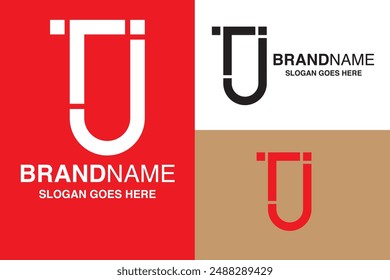 Vector TJ Logo design, suitable for transportation, bus, train, travel or trip advisor