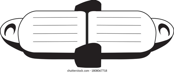 vector toaster on white background
