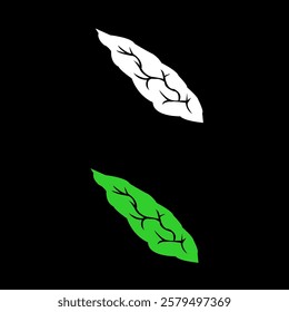 Vector Tobacco leaves for object vector