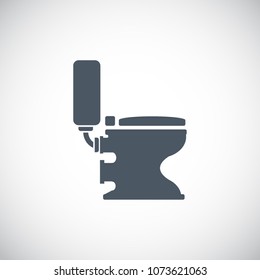 Vector toilet icon