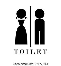 Vector toilet Icon