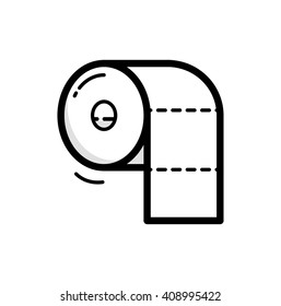 Vector Toilet paper Icon