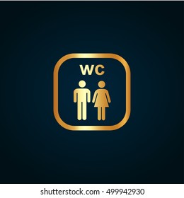Vector Toilet signs