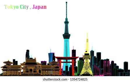 
Vector Tokyo, Japan